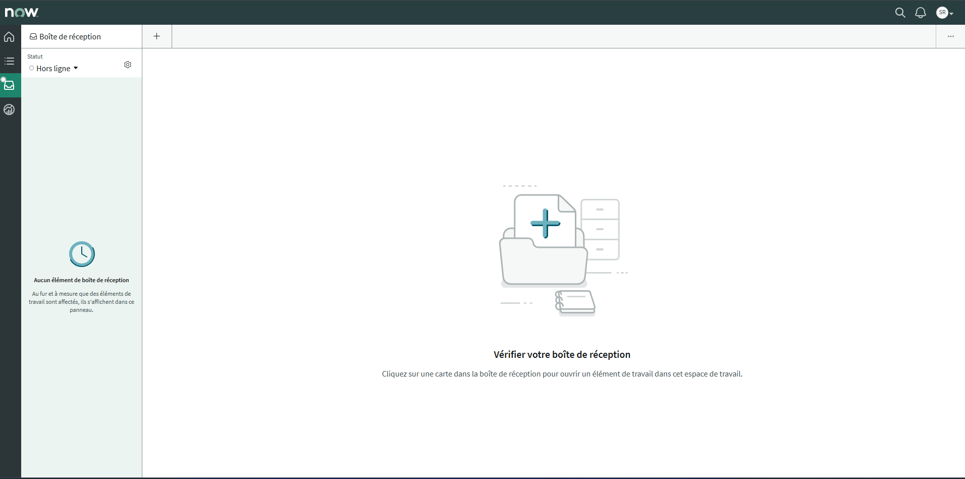 Interface de base du tchat